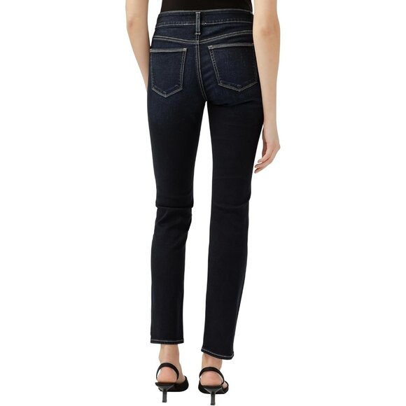 Women's Curvy Fit Skinny Jeans Stretch Dark Wash Mid Rise Size 32W 29L - Picture 3 of 5